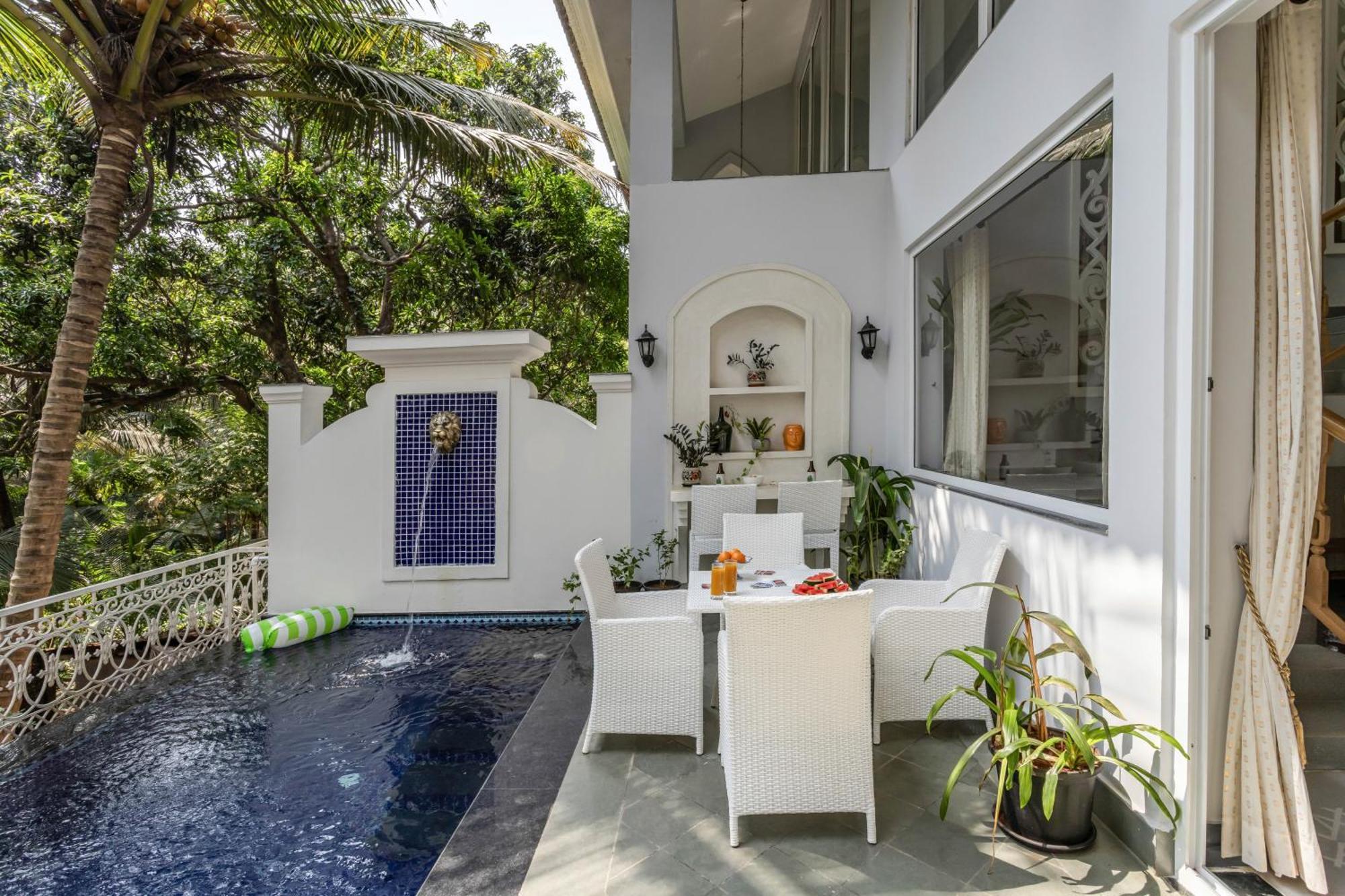 The Hornbill Villa - 3Bhk With Pvt Pool In Saligao ภายนอก รูปภาพ